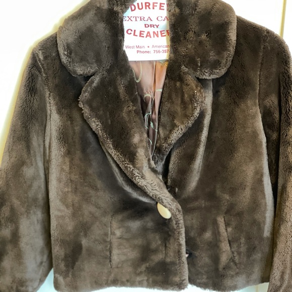 Vintage Kissing Cousin faux fur shrug - Picture 1 of 2